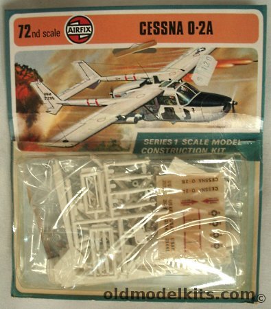 Airfix 1/72 Cessna O-2A or O-2B - Blister Pack Issue, 01053-7 plastic model kit